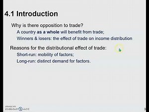 Assumptions of the Specific Factor Model
