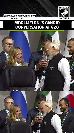 PM Modi, Italian PM Meloni candid conversation steals spotlight at G20 Summit 2025