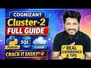 Cognizant GenC Cluster 2 Full Details 🔥 | Python + SQL + Cloud | Real Interview Guide 2025