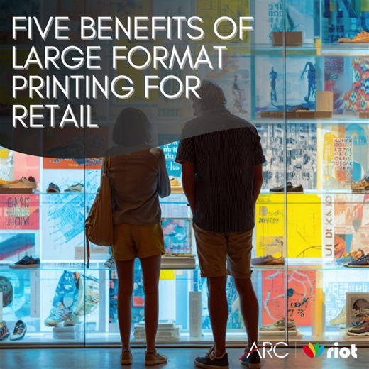 Level up your retail visuals with large-format printing  Here’s why...