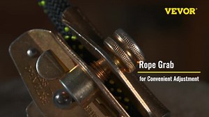 VEVOR 25 ft. Fall Protection Rope Polyester Roofing Rope Climbing Lanyard CE Compliant Fall Arrest Protection Equipment AQSYCJHBDDW255YYFV0