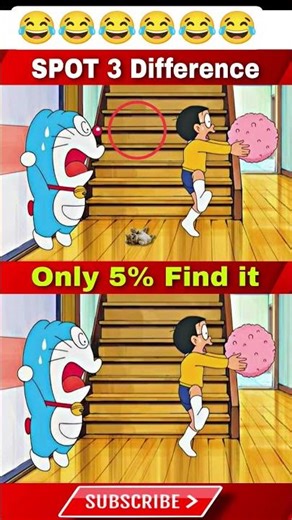 Doraemon and Nobita spot difference #findthedifference #spotthedifference