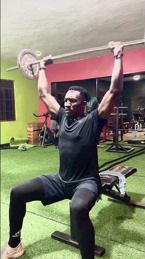 Barbell Shoulder Press 💪 Build Bigger Shoulders FAST Best Shoulder Workout #viral #ShoulderWorkout