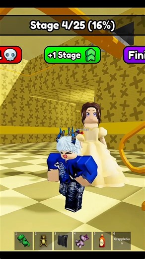 BELLE'S PRISON RUN OBBY #roblox #shorts