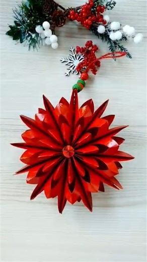 Easy cute ornament from paper roll | Hobby Time