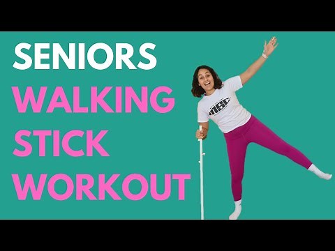 Walking Stick Workout - Improve Your Balance || Rosaria Barreto