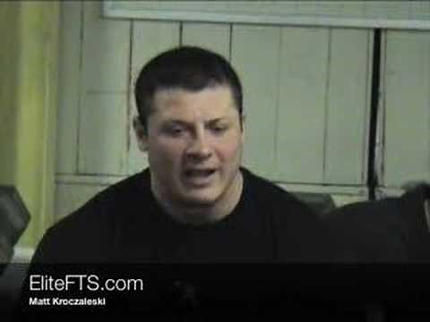 EliteFTS.com - Matt Kroczaleski on Kroc Rows