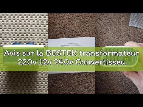 Avis sur la BESTEK transformateur 220v 12v 240v Convertisseur 200W,Prise Allume Cigare de Tension, 2