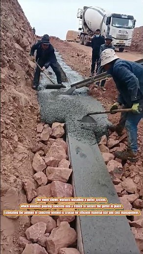 Estimating Concrete Needs for Gutter Installation