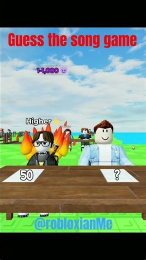 Guess the Number Game: Roblox|| #roblox #rblx #foryou #guessthenumber