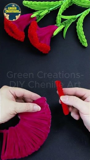 🔥 Stunning Pipe Cleaner Flower | Chenille Cockscomb Flower DIY Tutorial 🌺