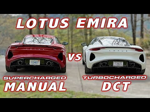 Lotus Emira - Supercharged V6 Manual vs Turbo 4 DCT Review and Performance Testing