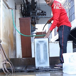 11K views · 42 reactions | How Ice Making Process is Done | Ice Manufacturing Factory #icemaker #icemaking #howitsmade #makingprocess #icecube #iceblocks #icemanufacturing #unboxfactory | Unbox Factory | Facebook