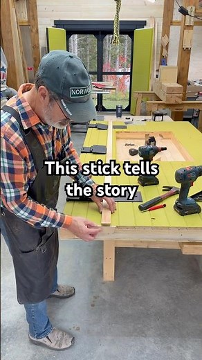 Story Stick Trick #woodworking