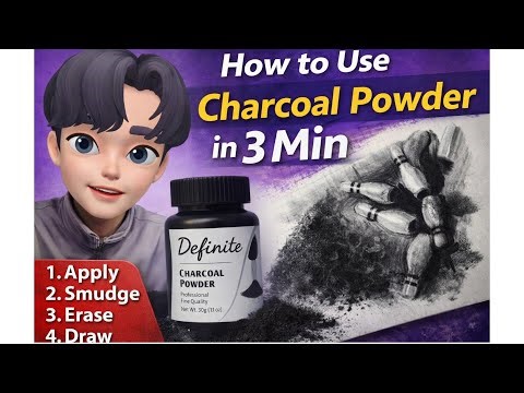 How To Use ✍️ Charcoal Powder 🪨⛏️