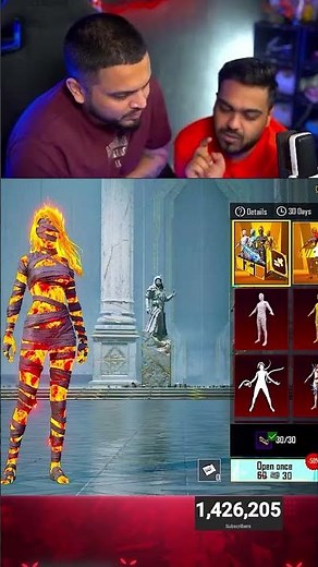 EPIC INFERNO SET CRATE OPENING 😳| #shorts #bgmi #8bitmamba
