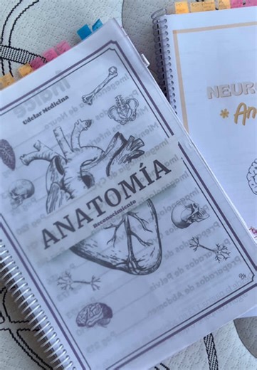 La carpeta que me hizo exonerar anatomía en 2do 💅🏻😊 #uruguay #medicina #fmed #anatomia