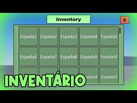 GUI de INVENTÁRIO BÁSICO PASSO A PASSO - Roblox Studio