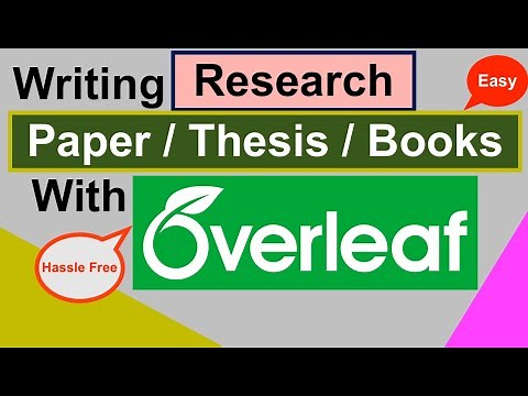 LaTeX on Overleaf: Effortless Book Chapters, Theses, & Research Papers