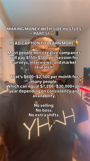 Malcolm Benjamin | Earn Online | Digital Products | Marketing on Instagram: "Surveys are not what people think anymore. Companies pay everyday people $150–$500 per session for online interviews and focus groups. When done consistently, this can turn into $10,000–$25,000+ per year from home. Platforms people use: • UserInterviews • OpinionsLink • FocusGroups No selling 🚫 No experience 🚫 No complex skills 🚫 👇 Comment 10K to learn more. Disclosure: This content is for educational purposes only 