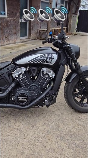 Modified Indian Scout Bobber walkaround and exhaust sound 🔊 #indianscout #scoutbobber #vtwinpower