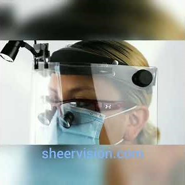 All-Day Comfort Face-Shield System for Dental / Surgical Loupes & Headlights from SheerVision