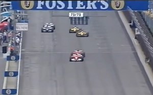 【F1】 2005年美国大奖赛第一圈，六辆车参赛