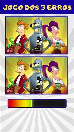 Only 1% Can Spot All 3 Mistakes! Fry, Bender, and Leela Challenge You 🤔