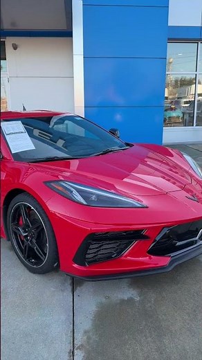 A pre-owned Corvette Stingray with only 500 miles #corvette