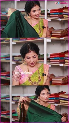 இந்த Colour ரொம்ப Trend💚 - Anandhi Prakash | Lakshmi Boutique Expo