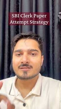 Best SBI Clerk Paper Attempt Strategy to Score 32+ in Quant | Vijay Mishra