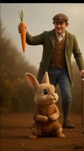 rabbit and man. #rabbit #cartoon #story
