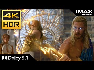 4K HDR IMAX | Thor vs. Zeus (Thor Love & Thunder) | Dolby 5.1