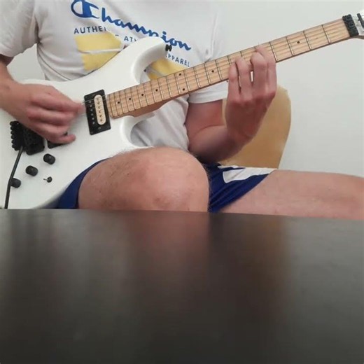 Saxon - Ride Like The Wind - guitar intro cover - 1988