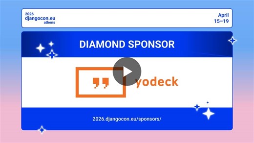 #djangocon #djangoconeu2026 #django | DjangoCon Europe
