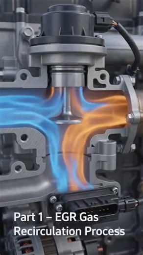 How To Work The EGR Valve - Exhaust gas recirculation ⚙️ #egrvalve #youtubeshorts #shorts #car