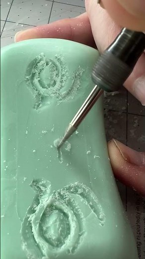 Carving soap with a rotary tool 🧼#soap #soapcarving #rotarytool