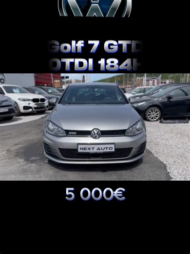 💎 VW Golf 7 GTD (2015) – спортен характер и немска прецизност! 🚀 2.0 TDI / 184 к.с. Динамичен и икономичен дизелов мотор с бърза реакция и отлично ускорение. Перфектната комбинация между мощ и нисък разход. 🛞 Спортно окачване GTD Стабилност в завоите, директно управление и увереност при висока скорост – истинско GT усещане зад волана. 🏁 GTD пакет – агресивна и разпознаваема визия Специфични GTD брони, червена линия във фаровете, двойни ауспуси, спортни джанти и детайли, които подчертават хар