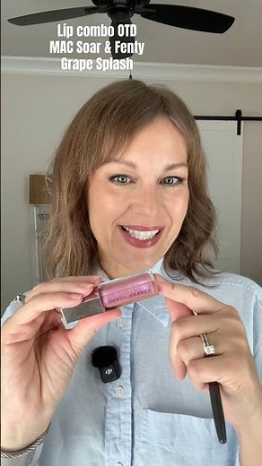 Lip Combo of the Day // Fenty Grape Splash and MAC Soar
