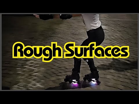 How to inline skate on rough, outdoor, urban surfaces for beginner rollerbladers & roller skaters