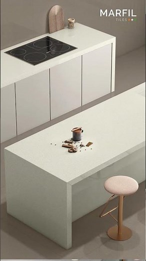 How to Get a Seamless Countertop & Wall Design | Large-Format Tile Introduction.