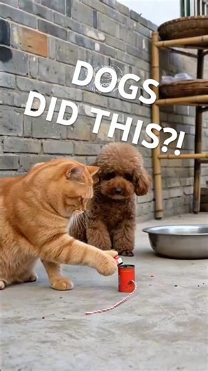 Two Naughty Dogs Trigger a Smoke Explosion… Wait for the Chaos 😂🐶💥