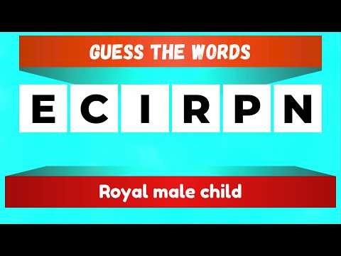 Only Geniuses Can Solve These 20 Scrambled Words 😱 Brain Test Quiz #gkvibes