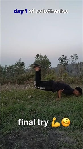 Day 1 of 10 Days calisthenics challange 💪🤯✅#calesthenic
