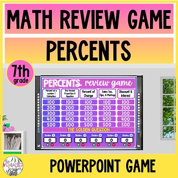 7th Grade | Percents | Jeopardy-Style Review Game