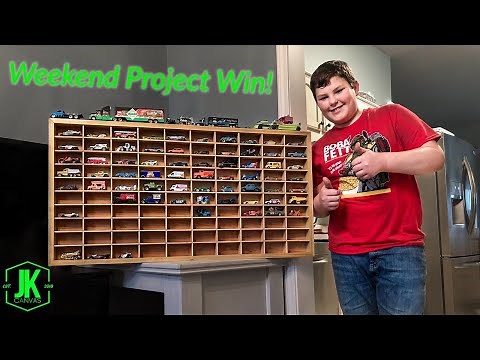 Easy to Make DIY Hot Wheels Display Idea