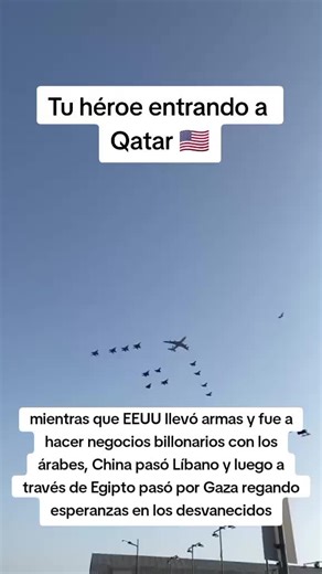 La travesía de la flota de aviones de EE.UU y China