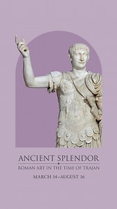 OPENING MARCH 14—Ancient Splendor: Roman Art in the Time of Trajan! Step into the world of one of Rome’s most influential rulers and explore the timeless power of art in an expanding empire. Experience majestic marble sculptures, vivid frescoes, glittering glass, and powerful bronze artifacts that capture life at the height of Rome’s empire. This exhibition features rare loans—most traveling from Italy for the very first time—from the Vatican Museums, Ostia Antica, the National Roman Museum, and