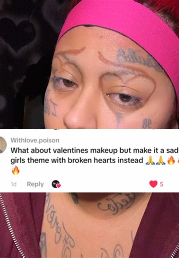 Valentine's Sad Clown Makeup Tutorial