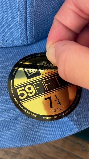 Stickers off for the tingles #newera #asmr #fittedhat | Fitted Hat